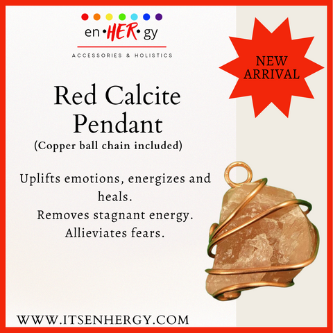 Red Calcite Pendant